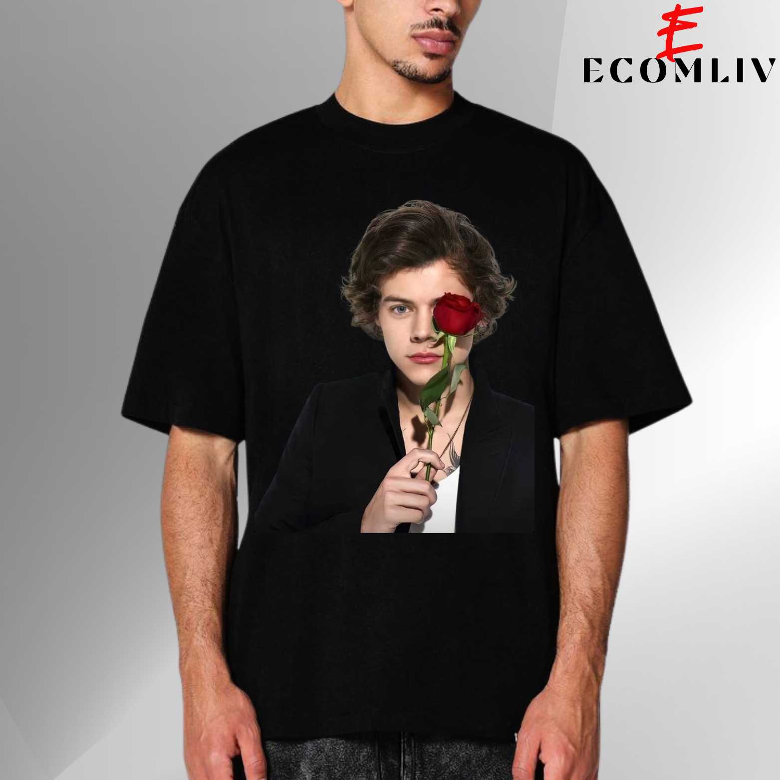 Harry Styles Face T Shirt, Star Collector Tee, Streetwear Fan Shirt